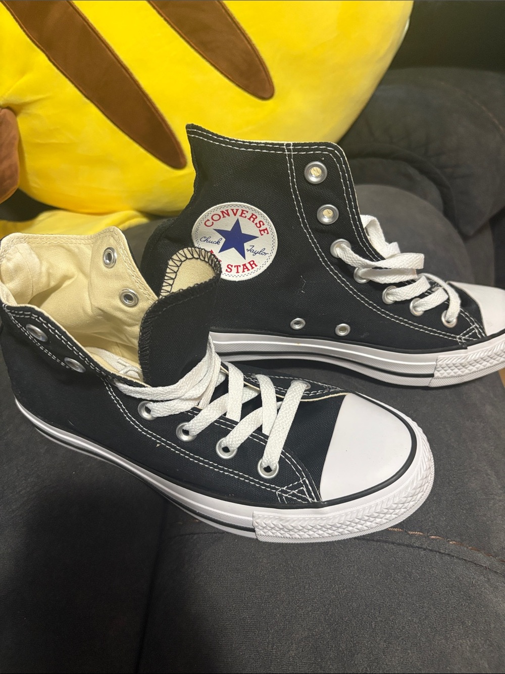 Converse Black & White Chuck Taylor High Top Sneakers